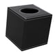 thumbnail image 2 of Cubierta de caja de pañuelos faciales Cuadrados Sunnimix Tapa del soporte del pañuelo facial Negro, 2 of 8