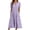Purple, variant on Sngxgn Women's Dress Long Sleeve Crewneck Dress(Purple,XXL)
