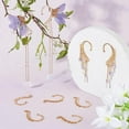 thumbnail image 4 of 1 caja de 30 piezas de accesorios para puños de oreja, puños de aretes dorados, sin dolor, sin perforaciones, con clip, para envolver las orejas., 4 of 9