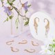 thumbnail image 4 of 1 caja de 30 piezas de accesorios para puños de oreja, puños de aretes dorados, sin dolor, sin perforaciones, con clip, para envolver las orejas., 4 of 9