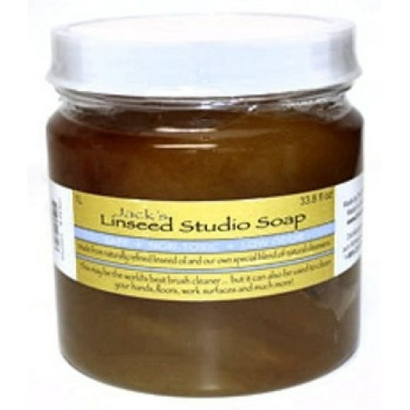 Jack Richeson 120755 1000 ml Savon de studio aux graines de lin