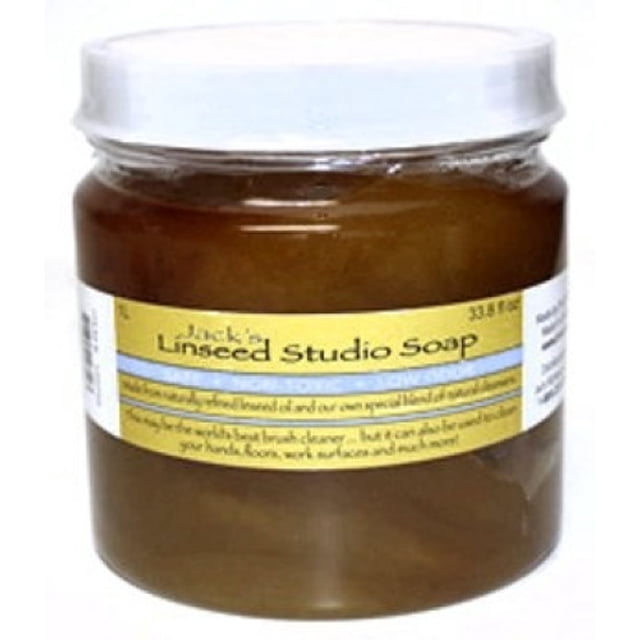 Jack Richeson 120755 1000 ml Savon de studio aux graines de lin