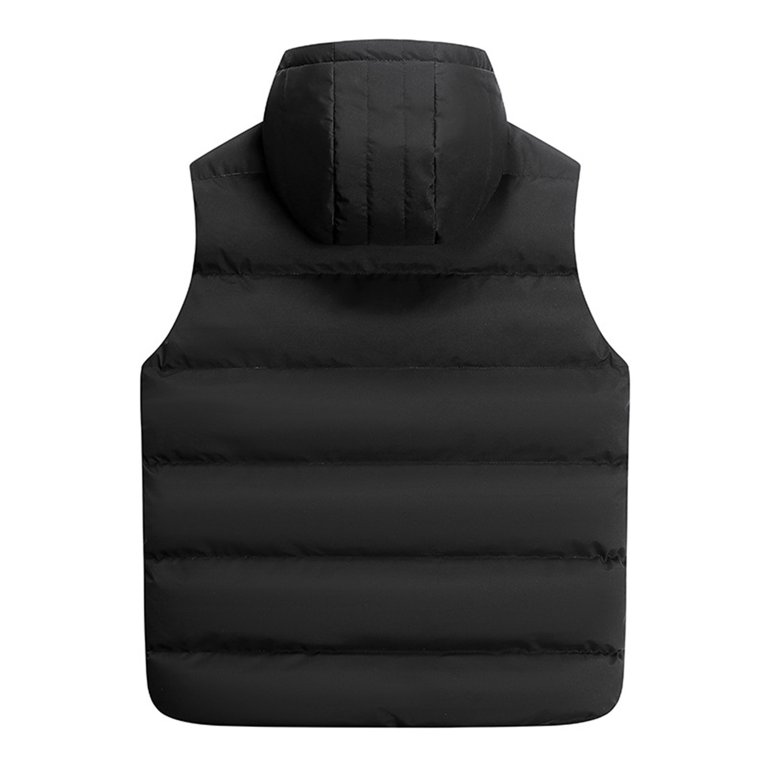 Frontwalk Ladies Down Vests Sleeveless Puffer Vest Zip Up Waistcoat Women  Lightweight Outwear Stand Collar Jacket Big Red L 