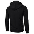thumbnail image 6 of CQONEPT Men's Pullover Hooded 1/4 Zip Hoodies Fleece Sweatshirts Dressy Casual Going Out Clothes Black 2XL, 6 of 6