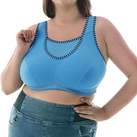 

Breathable Sweat Wicking Non Steel Ring Yoga Sports Bra Foreign Trade Fitness Large Underwear Female