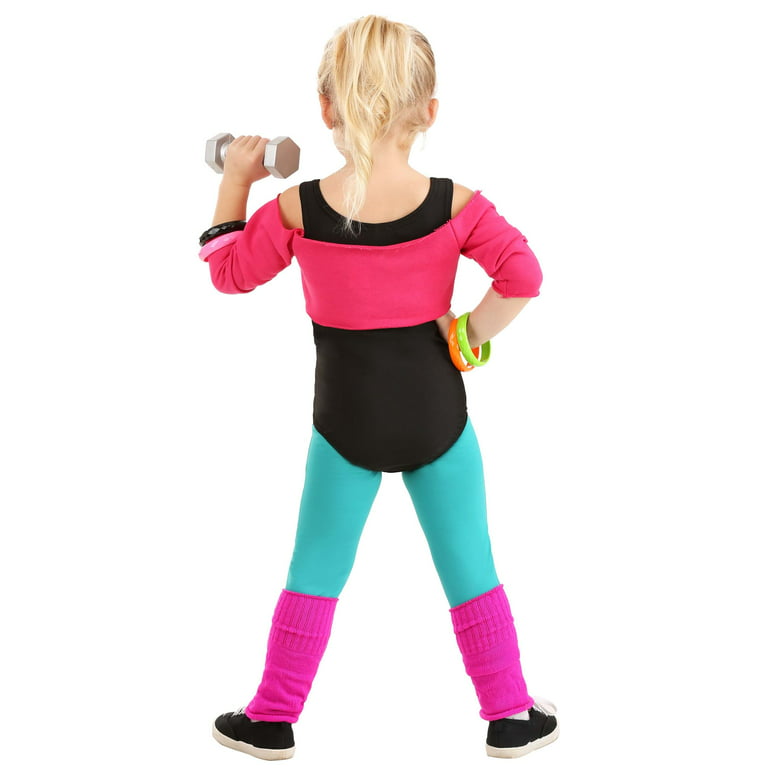 Toddler 80's Workout Girl Costume 