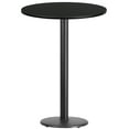 thumbnail image 4 of Flash Furniture Stiles 30'' Round Black Laminate Table Top with 18'' Round Bar Height Table Base, 4 of 5