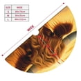thumbnail image 3 of Lsque Sunset Sunflower Cow A Print Christmas Tree Skirt, Tree Skirt with Ties or Velcro, Perfect for Holiday Decorations, Halloween, and New Year-48", 3 of 7