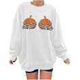 thumbnail image 1 of Sweatshirt pour Femmes, Pull Squelette Citrouille Mains Seins pour Halloween, 1 of 5