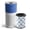 Blue, variant on CleanForce HEPA Air Purifier with Extra Filter Set â Get Extended Protection, Covers up to 2250 sq ft, Quiet, Alexa & Voice Control, Rainbow Gray