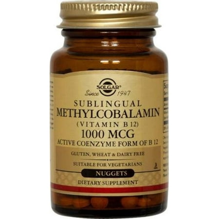 Méthylcobalamine (vitamine B12) 1000 mcg Solgar 60 Nugget