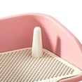 thumbnail image 2 of Pet Training Toilet Urinal Dog Tray Dogs Litter Tray Keep Paws and Floors Clean S Pink, 2 of 9