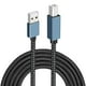 thumbnail image 5 of Bearachild Cable de impresora, adaptador de artesanía de aleación de aluminio, firmeza de alambre, suministros de oficina, Cable de escáner de USB-A 2M 2Conjunto, 5 of 6