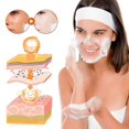 thumbnail image 4 of Jabón blanco iluminador antiarrugas con vitamina C de Jaysuing, limpiador facial de belleza, limpieza suave, atenúa las manchas, 100 g, 3444554337934, 4 of 4