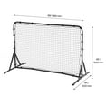 thumbnail image 5 of VEVOR Soccer Rebound Trainer, 6x4FT Iron Soccer Training Equipment, Sports Football Rebounder Wall, Double-Sided Rebounding Net,Easy Assembly,Perfect for Backyard Practicing,Solo Training,Passing, 5 of 9