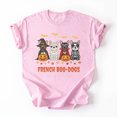 thumbnail image 2 of French Boo-Dog Halloween Ghost French Bulldog Fall Autumn T-Shirt, Multicolors, Size S-5XL, 2 of 5