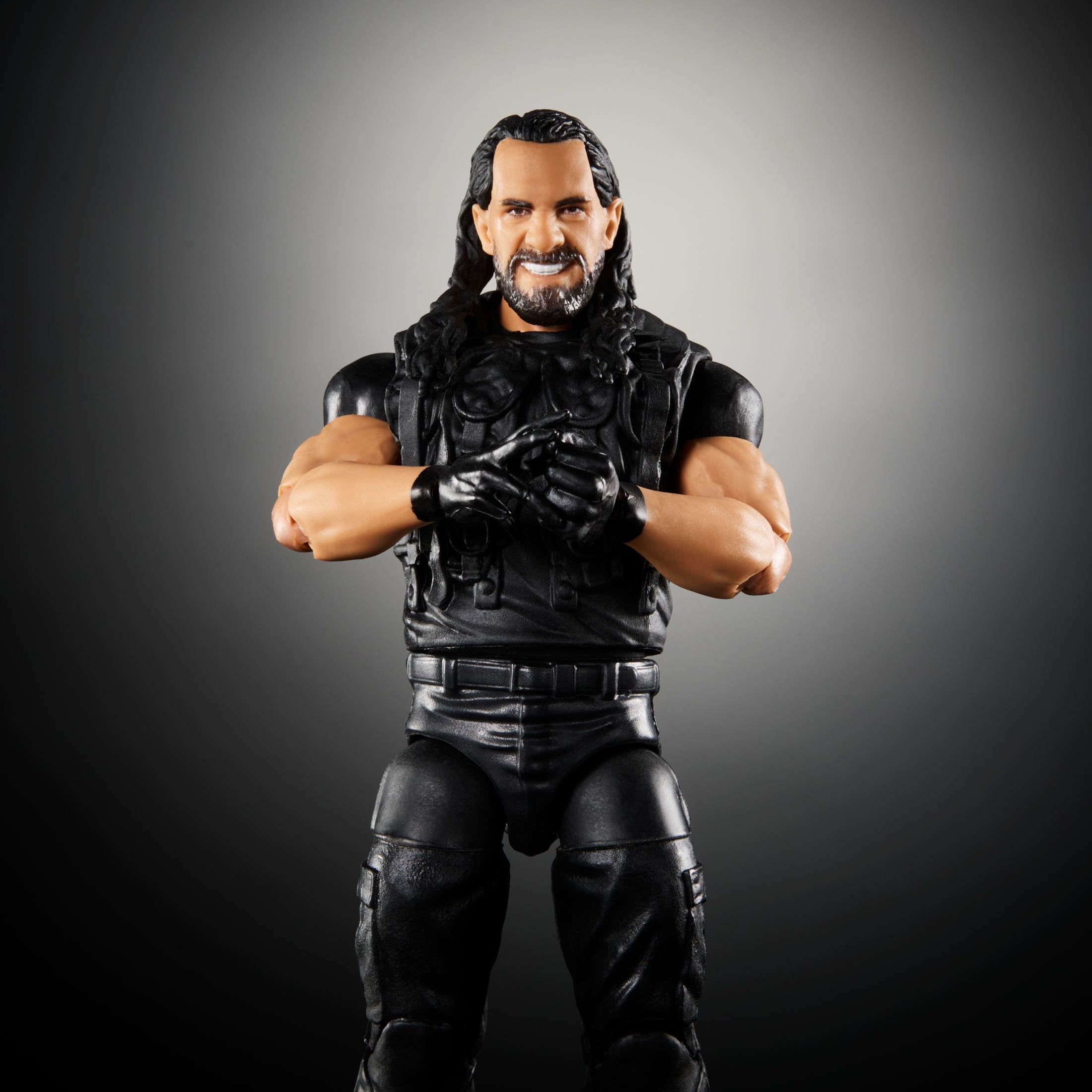 WWE Elite Seth “Freakin” Rollins Action Figure, Greatest Hits 6-inch Collectible with Articulation & Accessories