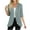 Gray ①, variant on Chiccall Cardigan Sweaters for Women Casual Lightweight 3/4 Length Sleeve V Neck Sweaters Summer Fall Solid Trendy Elegant Tops Blouse