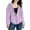 Light Purple, variant on WTOBBY Women's Sports Hoodie Jacket Long Sleeve Zip Up Fleece Pullover Casual Athletic Outerwear with Front Pockets Performance Fabric Lightweight for Gym Running,Army Green L