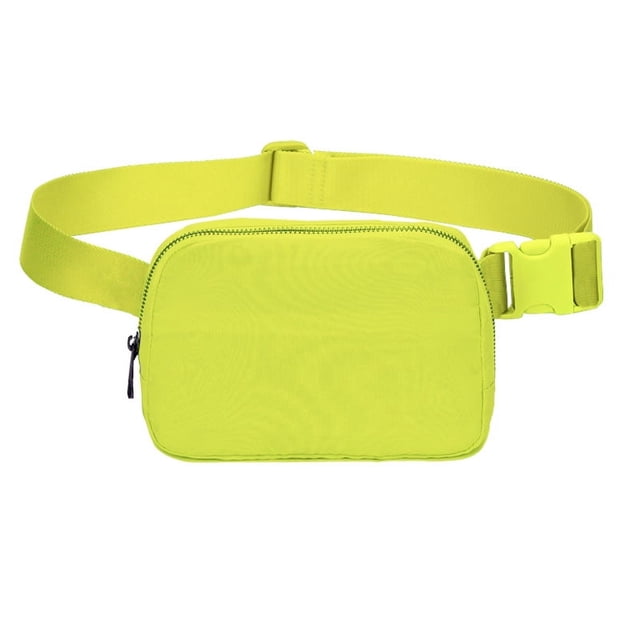 Riñonera de nailon impermeable para el pecho, para deportes al aire libre, correr, riñonera cruzada para hombres y mujeres