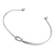 thumbnail image 3 of Brazalete minimalista de alambre para mujer, ajustable, fino y con purpurina, para uso diario Plata, 3 of 9