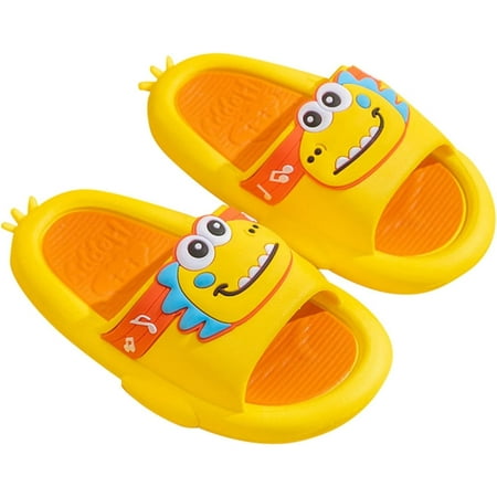 

Kids Sandals Boys Cloud Slides for Kids Toddler Slippers Shower Bathroom Non-Slip Open Toe Soft Comfy Boys Girls Slide Sandals