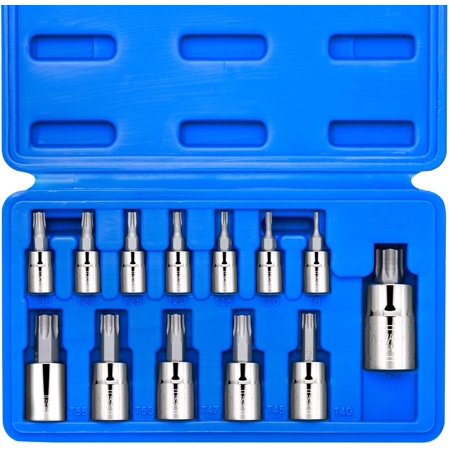 

13PC Socket Drive Tork Driver Tool Bit Set