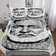 thumbnail image 1 of Geometric Patterns Bedding Set 3 Piece Celebrities Film Stars Printed Microfibre Zip Duvet Cover, 1 of 5