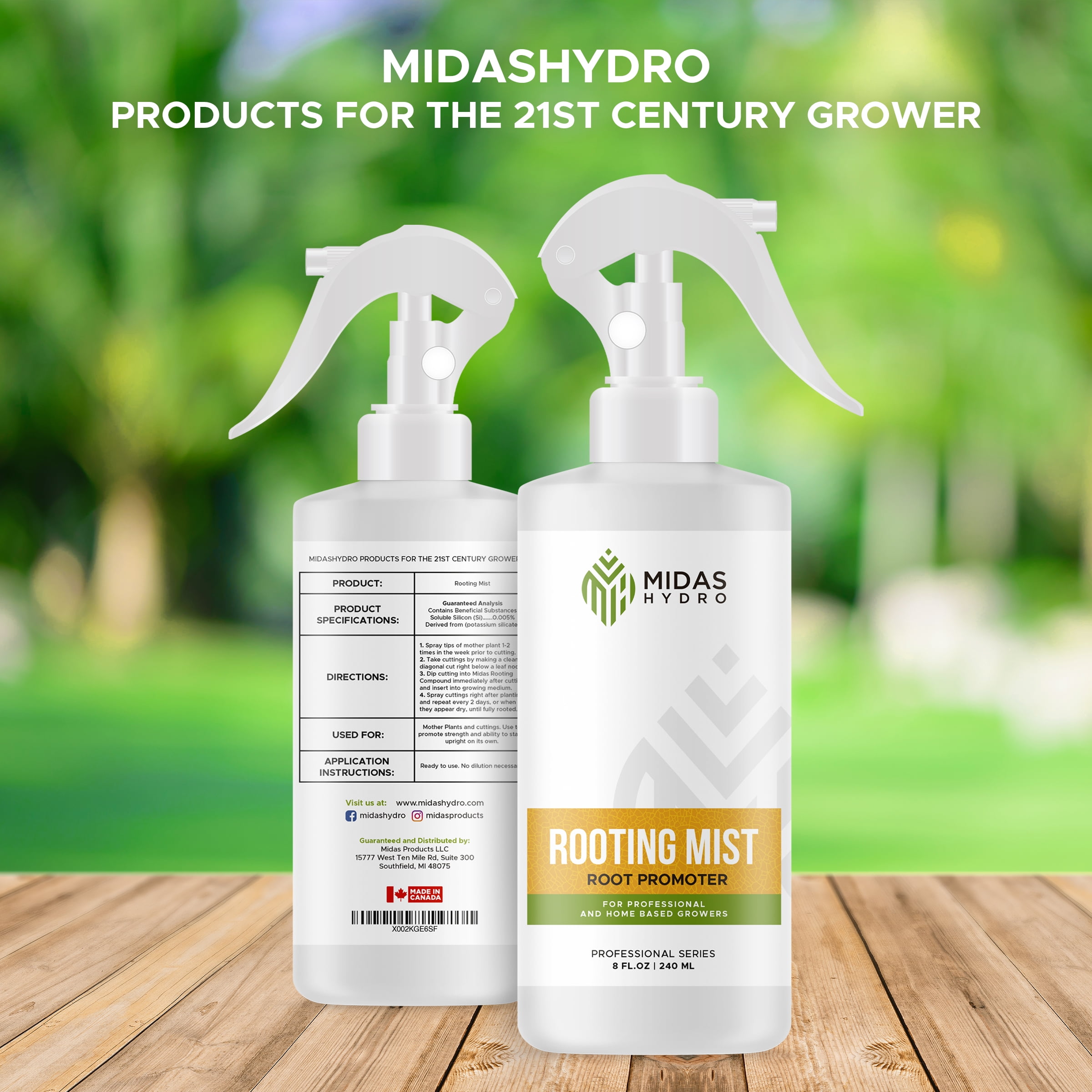 Buy Rooting Promoter Mist for Plant Cloning - Root Starter for Plant Cloning - Stimulate Root Growth for Hydroponic Cuttings - Indoor Plant Food and Nutrients for Growth - Cloning Succulents