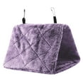 thumbnail image 1 of Fiudx Casa para Pájaros Cálida de Invierno, Cueva Colgante de Lana Suave, Cómoda Cama para Loros, Refugio para Aliviar El Estrés, Fácil de Instalar, Tienda de Campaña Segura para Dormir, Tamaño Peque, 1 of 2