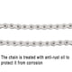 thumbnail image 4 of Sturdy Adjustable Heavy Duty Ratchet Chain Oil Filter Wrench Reversible Chain Style Pipe Mount Wrench 16 Inch, 4 of 5