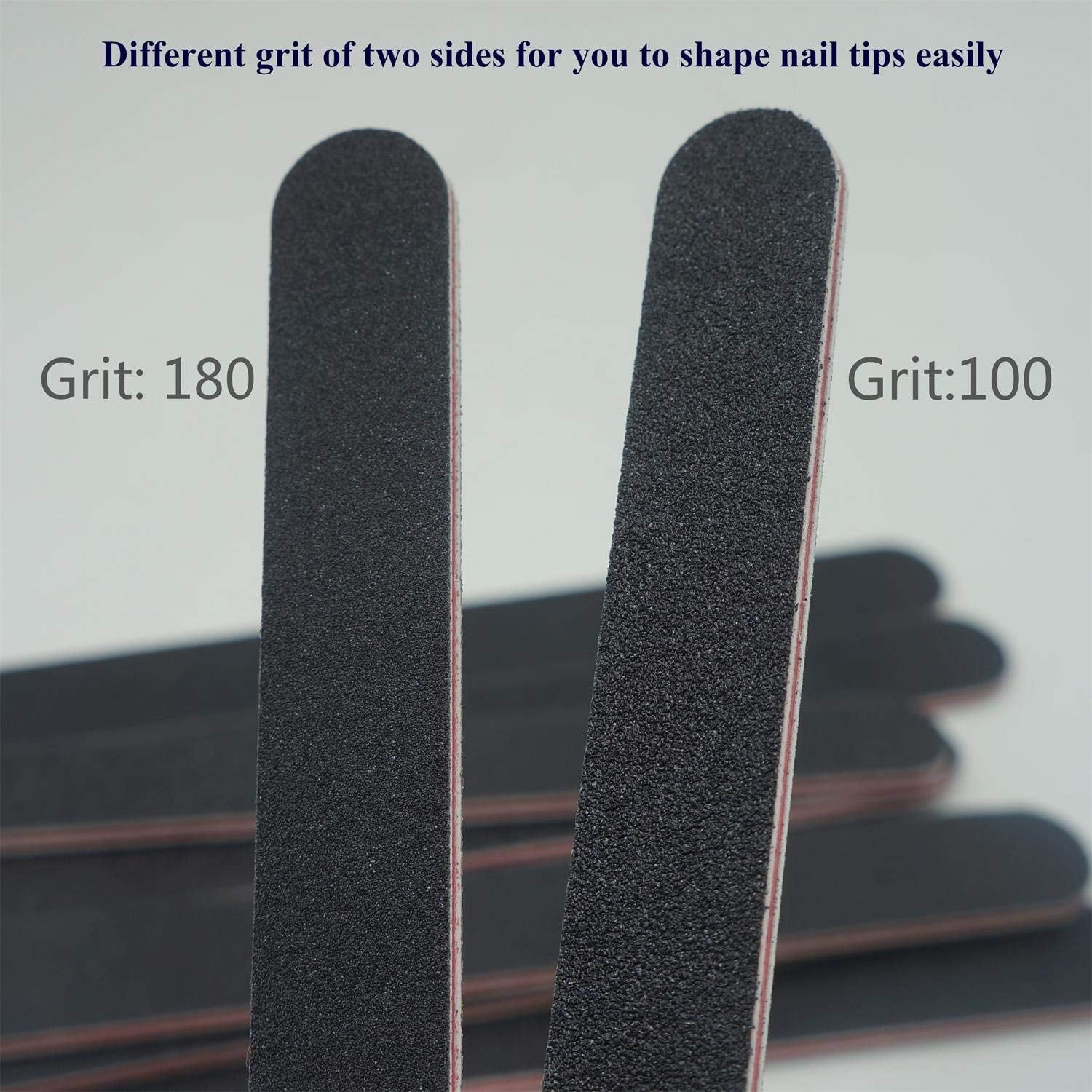 Nail File Grit Emery Board Filer for Natural Fingernail