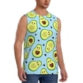 thumbnail image 2 of Balery Avocado and Hearts Camisetas sin mangas para hombre, absorbe la humedad y protege contra el mal olor.-XX-Large, 2 of 7