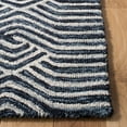 thumbnail image 3 of SAFAVIEH Micro-Loop Hamilton Geometric Area Rug, Dark Blue/Ivory, 9' x 12', 3 of 10