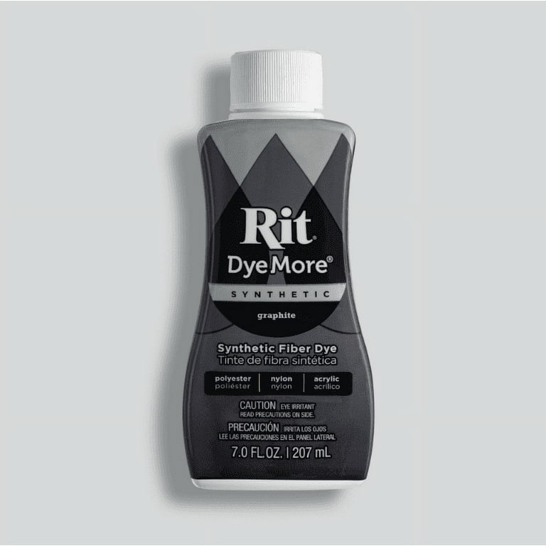 Rit DyeMore Dye for Synthetics, Graphite, 7 oz