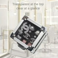 thumbnail image 4 of Portable Aluminum Alloy Mini Storage Box, Multi-purpose Transparent Display Jewelry Box, 4 of 14