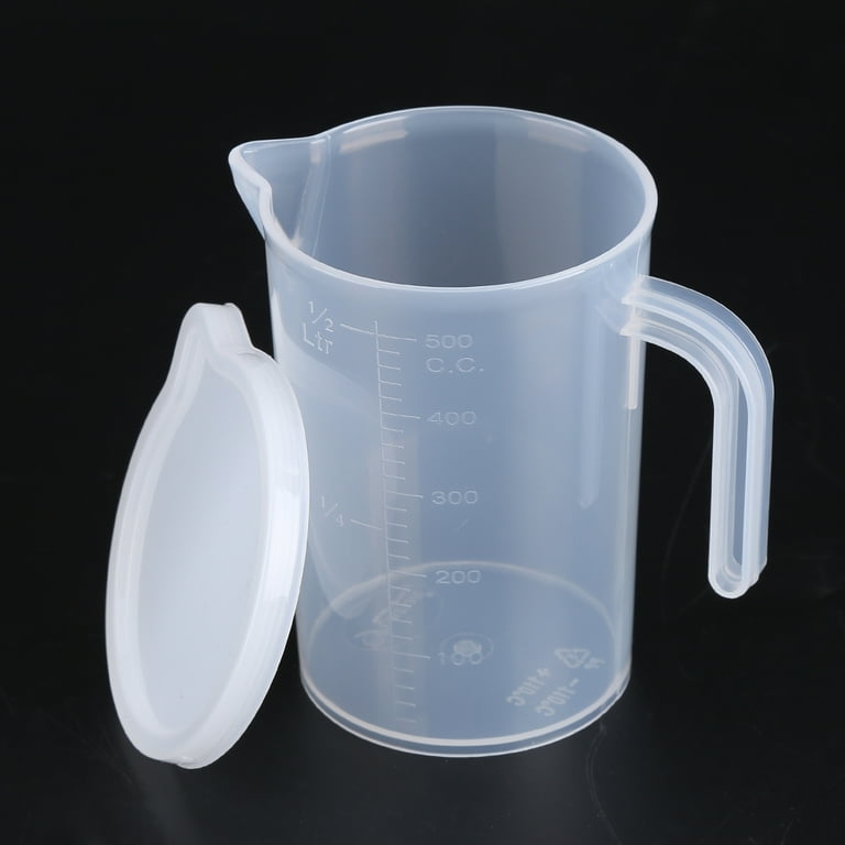 1 Gallon Measuring Pitcher, Large Measuring Cup with Spout and Handle,  134oz Plastic measuring pitcher with Conversion Chart, 1 Gallon Measuring