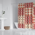 thumbnail image 2 of Pioneer Flower Floral Print Pattern Shower Curtain 84"x72" ,Bathroom Decorative Shower Curtains Set with 12 Hooks,Modern Waterproof Washable Shower Curtain, 2 of 6