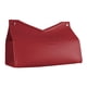 thumbnail image 1 of Soporte para caja de pañuelos, funda para caja de pañuelos de cuero sintético, plegable, triangular, para escritorio. Rojo, 1 of 8