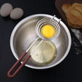 thumbnail image 2 of Stainless Steel Egg Separator Egg Yolk White Filter Separator Divider Kitchen Gadgets Baking Tool, 2 of 8