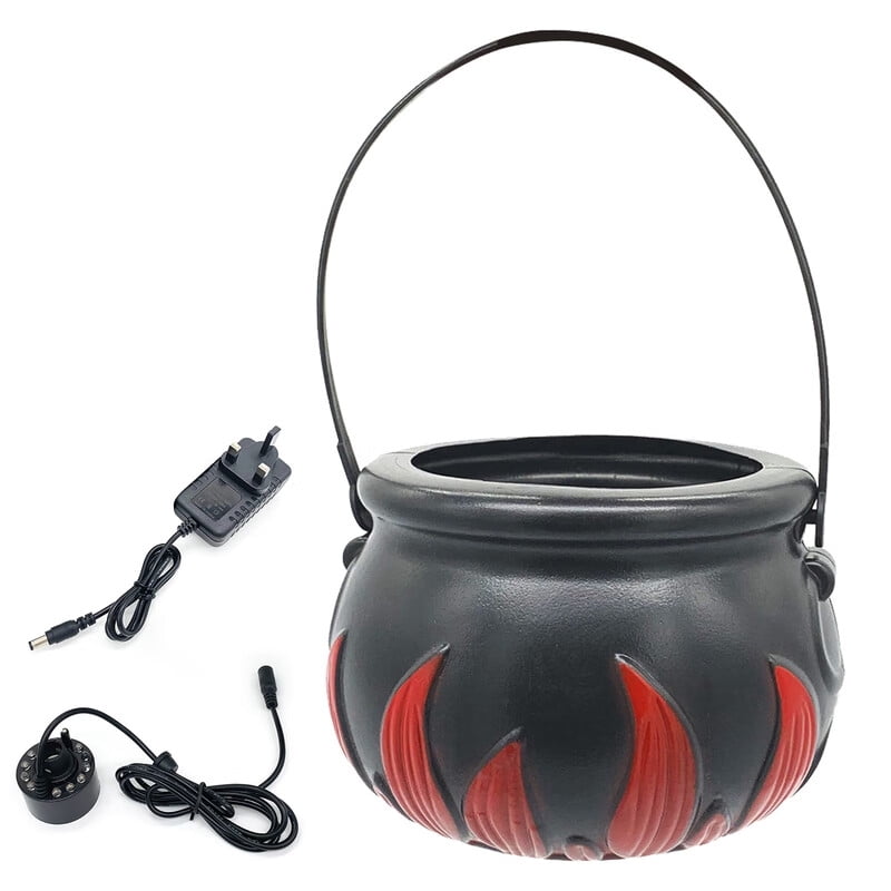 SANWOOD Witch Cauldron,1 Set Halloween Mist Maker Intelligent Control ...