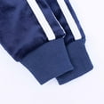 thumbnail image 7 of Brnmxoke Toddler Girls Sweatsuits Velour Hooded Tracksuit 2 Piece Outfits Baby Fleece Hoody Sweatshirt + Sweatpants Tracksuit with Pockets Jogging Set 6Months-7 Years Blue,2-3 Years, 7 of 7