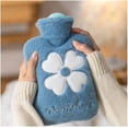 thumbnail image 4 of Bolsa de agua caliente XCF 500 ml pequeña portátil mini azul, 4 of 4