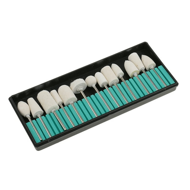 13pcs de Brocas para Cabeza de Molienda Rotativas Herramientas Polacas