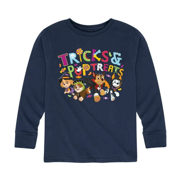 Paw Patrol - Tricks And Pup Treats - Toddler And Youth Long Sleeve Graphic T-Shirt