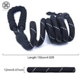 thumbnail image 2 of Luxtrada 4.92ft Long Braided Rope Dog Leash for Medium and Large Dogs (Black), 2 of 8