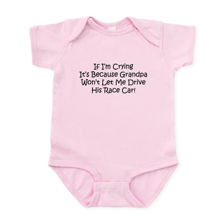 

CafePress - My Grandpas Race Car Infant Bodysuit - Baby Light Bodysuit Size Newborn - 24 Months
