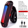 thumbnail image 1 of LEFU for Bicycle Rear Light USB Rechargeable LED Taillight 5 Lighting Modes 100+ Lumens Waterproof IPX4 Safety Lamp for Road Mountain Bikes 22-31.8mm Handlebar, 1 of 10