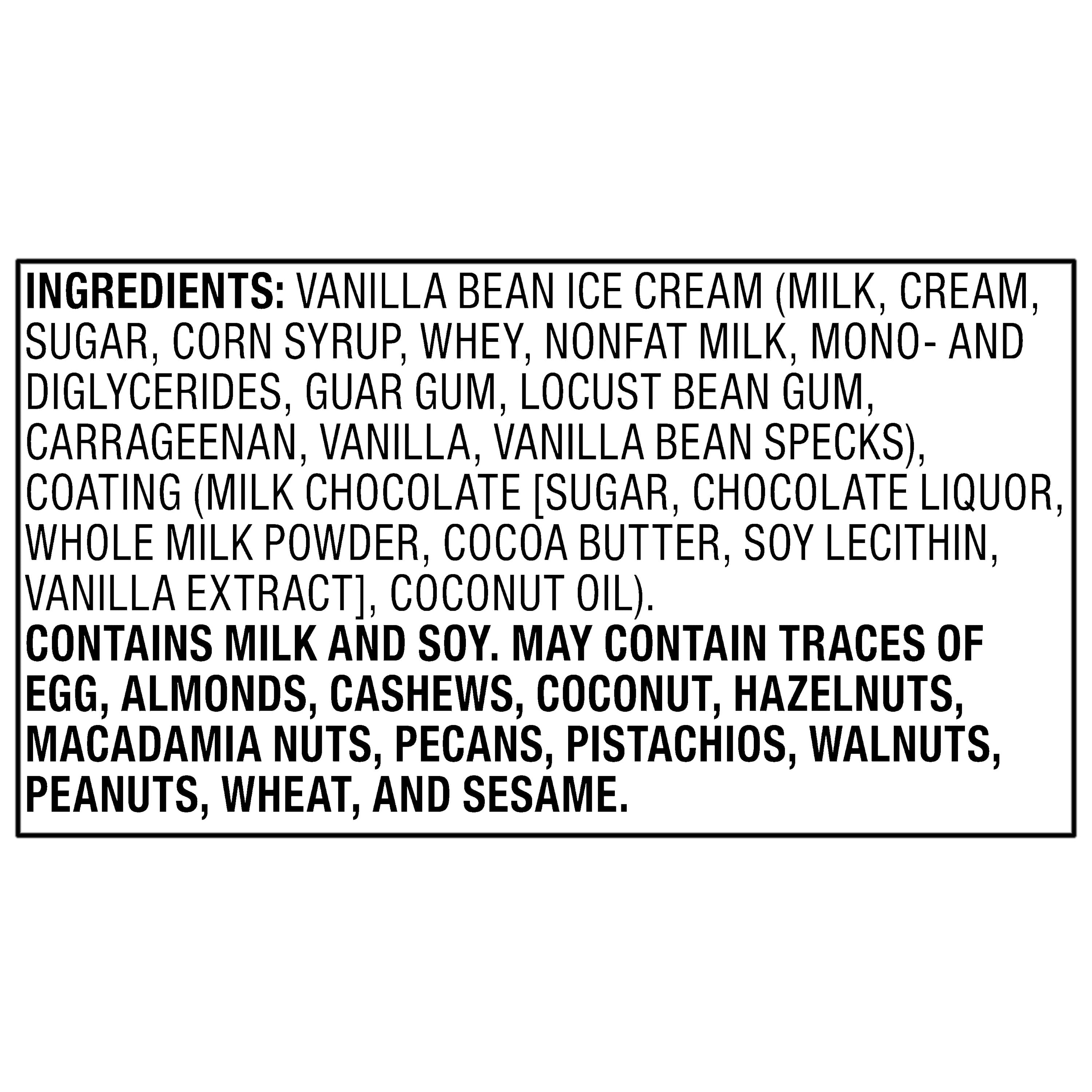 bettergoods Milk Chocolate Dipped Vanilla Bean Ice Cream Bars, 3 fl oz, 3 Pack