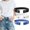 2-black+white+deep Blue, variant on 3 count No Buckle Elastic Stretch Belts for Men and Women, Comfortable Invisible Belts for Jeans Pants